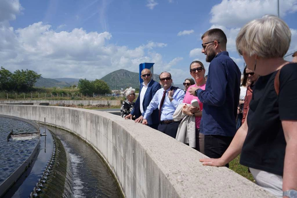 Direktor SIDA-e i veleposlanica Švedske obišli postrojenje za prečišćavanje otpadnih voda u Mostaru